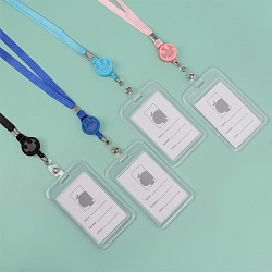 бейдж на ленте с рулеткой вертикальный 