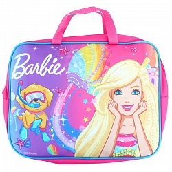 папка-сумка для тетрадей а4 с ручками "barbie"