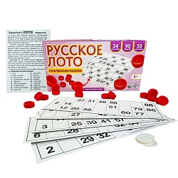 лото русское с пласт. бочонками