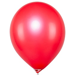 шар воздушный  5" пастель красный/red 50шт/уп