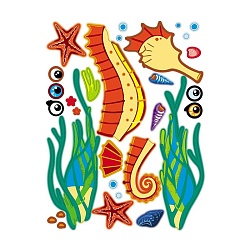 наклейки а6 4л собери картинку рыба_морской конёк