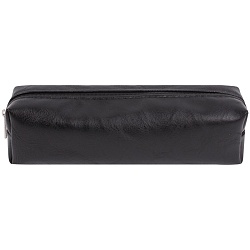 пенал мягкий тубус кожзам (чёрный)