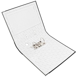 папка-регистратор  а4 5 см черная с мет. окантовкой