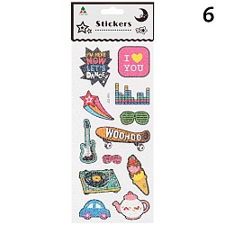 наклейки голография ассорти