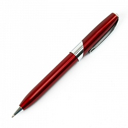 ручка подар. "darvish" корпус красный с серебристой отделкой в футляре