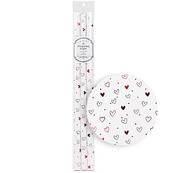 бумага упаковочная 3шт в наборе сердца