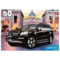 пазлы   80 элементов внедорожник