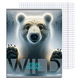 Тетрадь  48л кл. "Wild" обложка картон (эконом)