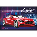 Альбом для рисования 20л на склейке "Красное авто" 100гр/м2  РБ