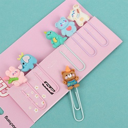 скрепки декоративные зверушки