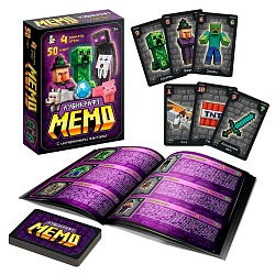игра настольная мемо "кубикрафт"