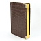 ежедневник недатированный  а5 152л impact (темно-корич) обложка искусств. кожа , золотой срез мет.уг