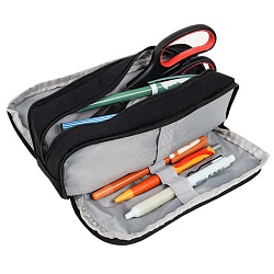 пенал на молнии цвет чёрный