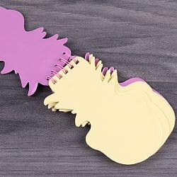 Блокнот фигурный 7*13см 50л "Ананас" на спирали