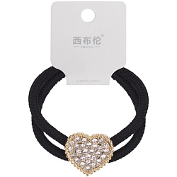 резинка для волос с сердечком