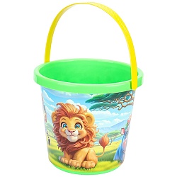 ведро №8 с картинкой дикие животные 0,85л