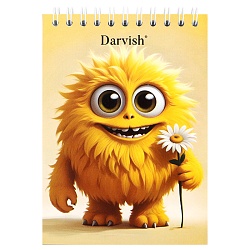 Блокнот 10*14см  60л  "Монстрики" на гребне