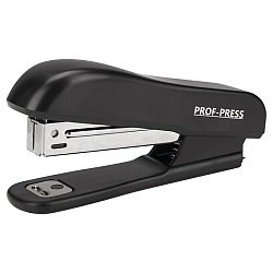 степлер  №10  пласт. на 12л черный с антистеплером