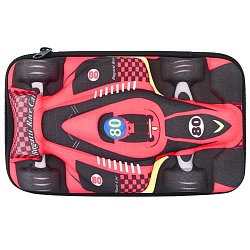 пенал "3d cars" 23,5*14*6см (красный)