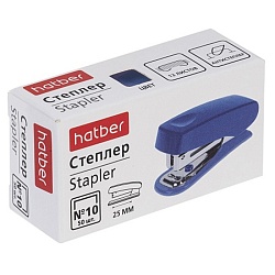 степлер  №10 мини hatber gentle пластиковый до 12л.