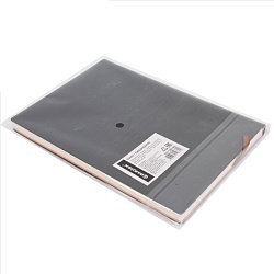 ежедневник а5 недатиров.  96л обложка кож.зам. чёрная