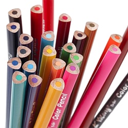 карандаши 24цв трёхгранный корпус "забавные пони"