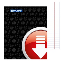 тетрадь  48л линейка "в сети" обложка картон