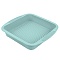 форма для запекания квадратная голубая