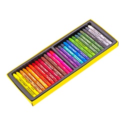 мелки восковые 24+2 цв. creative