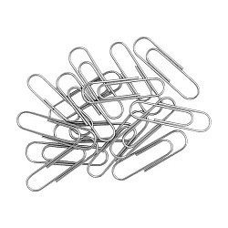 скрепки 33мм "darvish" никелированные 100шт/уп