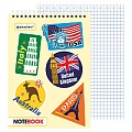 Блокнот 13*18см  48л "Флаг" на гребне