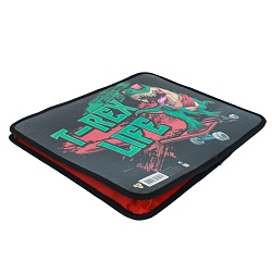 папка детская с ручками а4 пласт. с рисунком на молнии t-rex