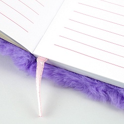 Блокнот A5  64л меховой c монетницей в линейку