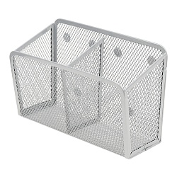 органайзер магнитный металлический 2 отделения серый