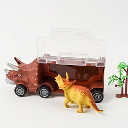 игрушка транспортная "dino" в наборе
