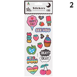 наклейки голография ассорти