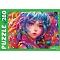 пазлы  260 элементов яркая девочка аниме