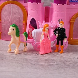 набор для девочки "замок мечты" (кукольный замок+мебель+кукла)