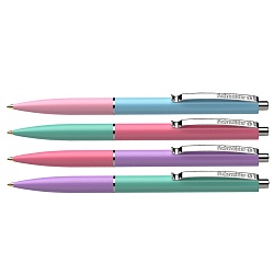 ручка автоматическая шариковая синяя schneider "k15", 1,0мм, корпус пастель ассорти