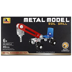 конструктор "metal model". soil drill.