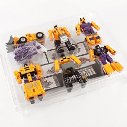 робот-трансформер 6в1 7 предметов. игрушка (уценка)