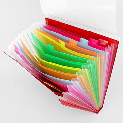 папка на резинке а4 13 цветных отделений 