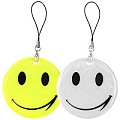 Светоотражающий брелок смайлик