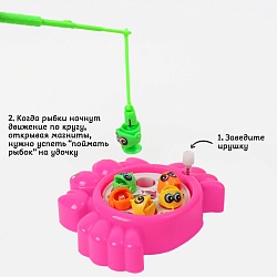 игровой набор "заводная рыбалка" крабик