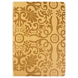 книжка записная 13,5*19см  "darvish" обложка кожзам тиснение с цветным срезом