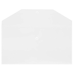 папка-конверт на кнопке с6 150мкм прозрачная