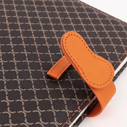 ежедневник а5 недатиров. 120л  обложка кож.зам. на застёжке