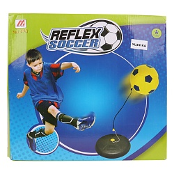 тренажёр для футбола детский с пластиковой подставкой d-32см (уценка)