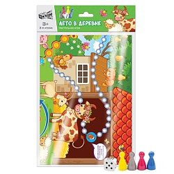 игра настольная бродилка а2 "лето в деревне"