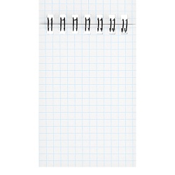 Блокнот А7  40л "Сказочные принцессы-2" на гребне в клетку